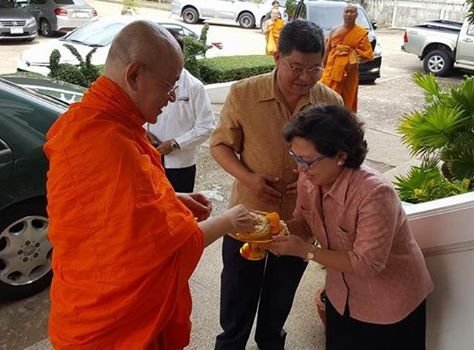 พระเดชพระคุณพระพรหมสิทธิ กรรมการมหาเถรสมาคม, เจ้าคณะภาค ๑๐ ปฏิบัติศาสนกิจเยี่ยมให้กำลังใจศิษยานุศิษย์คณะผู้บริหารและเจ้าหน้าที่ตรวจเงินแผ่นดิน