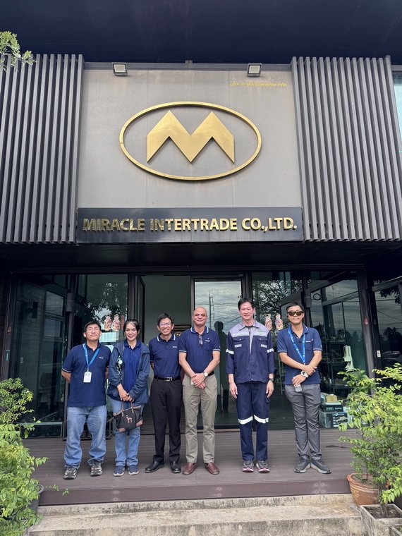 บริษัท ทาทา สตีล (ประเทศไทย) จำกัด (มหาชน) เยี่ยมชมโรงงานและหารือความร่วมมือทางธุรกิจกับ บริษัท มิราเคิล อินเตอร์เทรด จำกัด