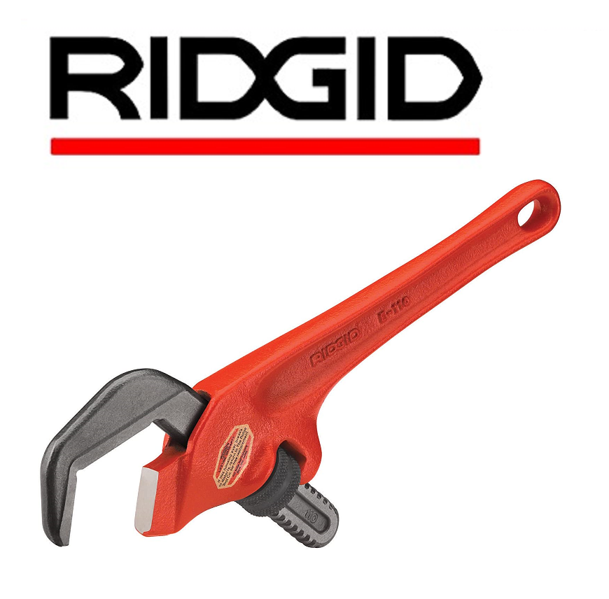 RIDGID Offset Hex Wrench - Heavy Duty Tool For Plumbing & Drain Work (1-1/8" To 2-5/8" Capacity)