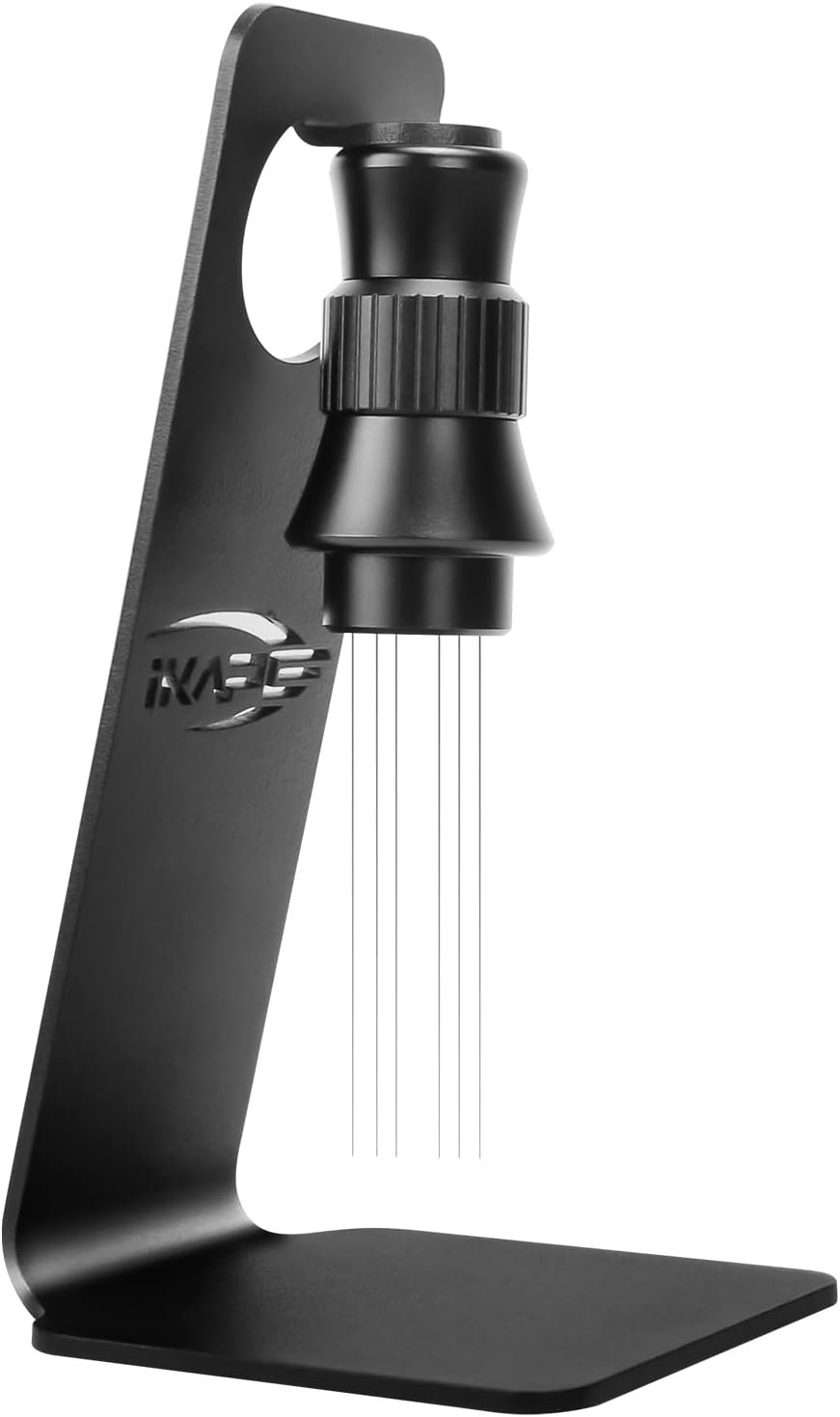 IKAPE Needles adjustale WDT tool (black) เข็มเกลี่ยผงกาแฟที่ตั้งแม่เหล็ก (สีดำ ) ขนาด 4 mm