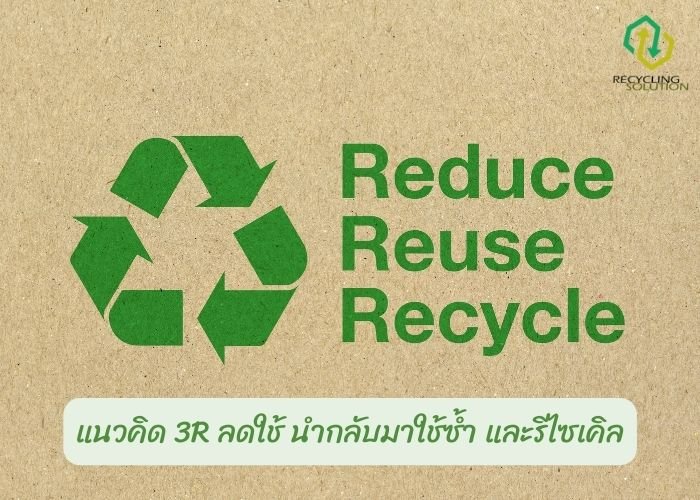 แนวคิด 3R แนวคิด 3R