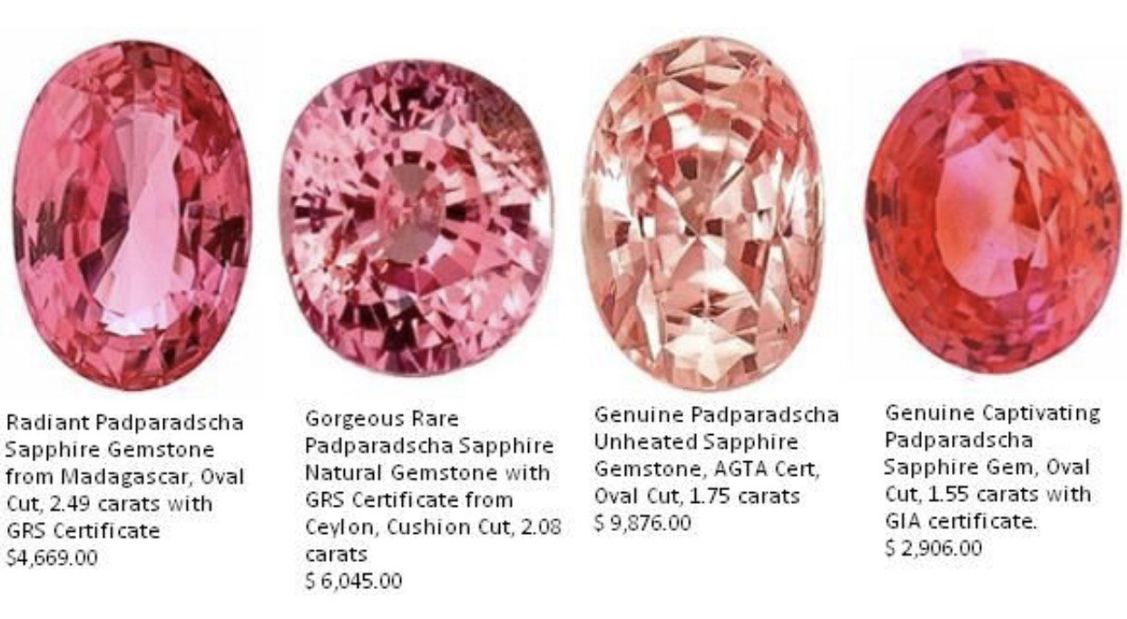 How is your Padparadscha worth?