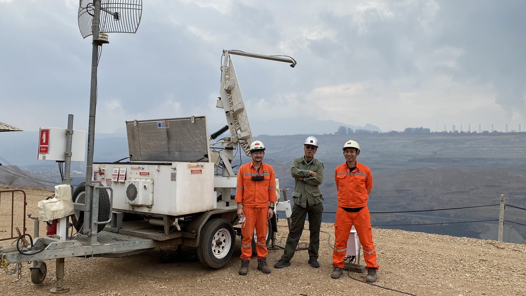 GroundProbe MTM on April 2021 at EGAT Mae Moh