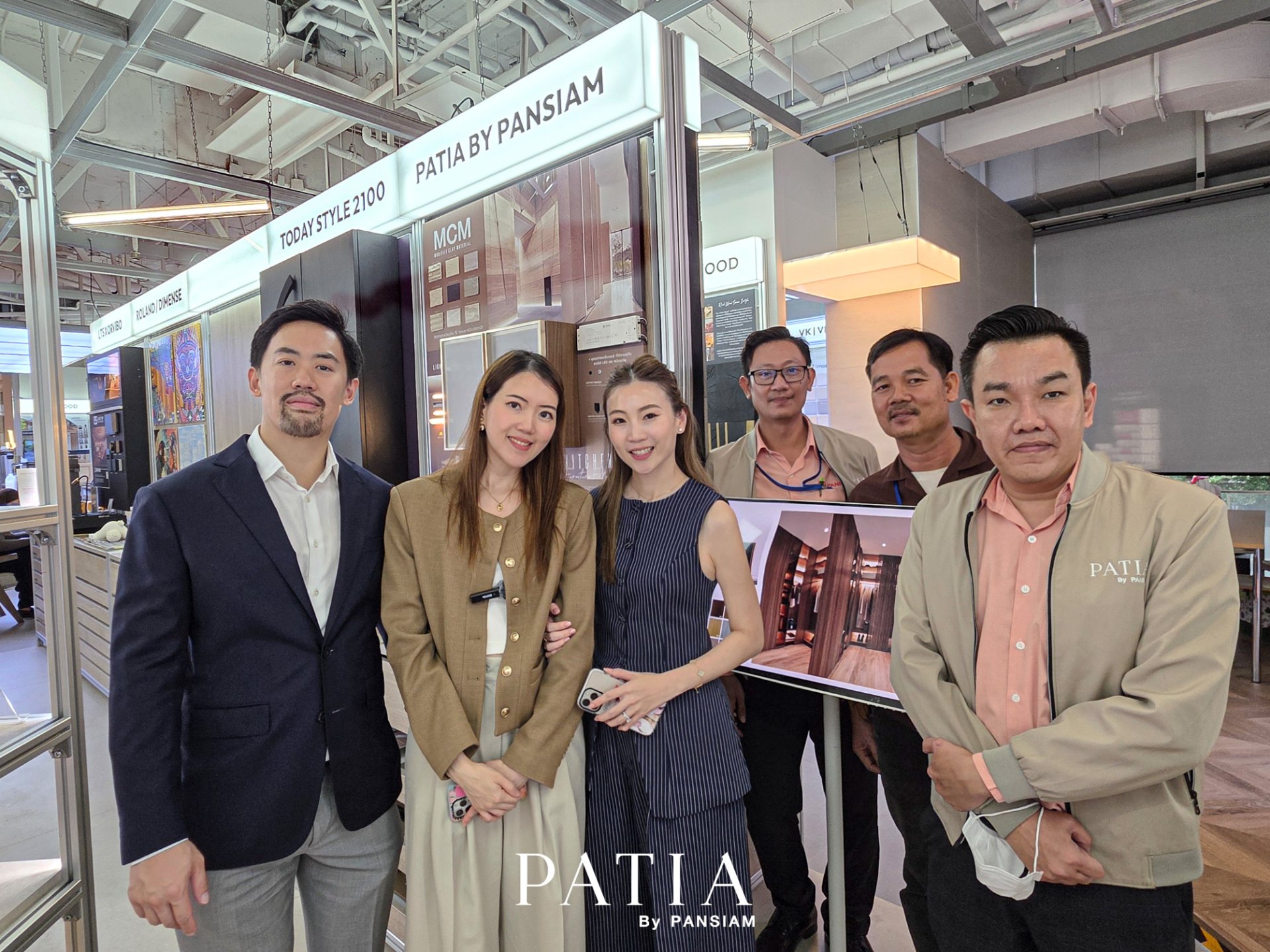 บูธแสดงสินค้า PATIA BY PANSIAM งาน MATLAB