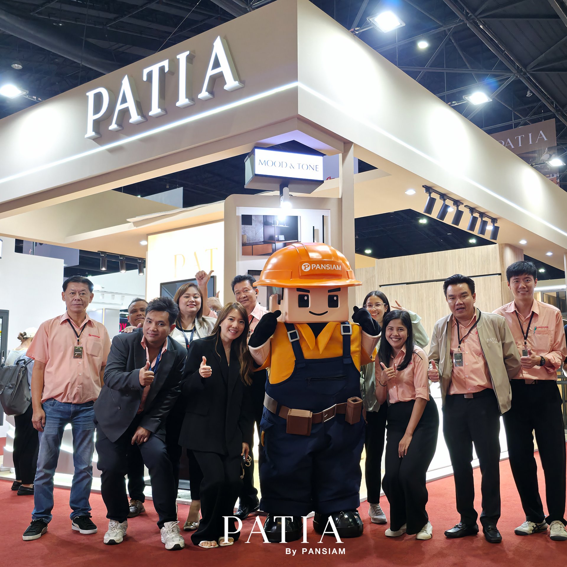 บรรยากาศบูธ PATIA by PANSIAM ที่งาน Architect Expo 2026