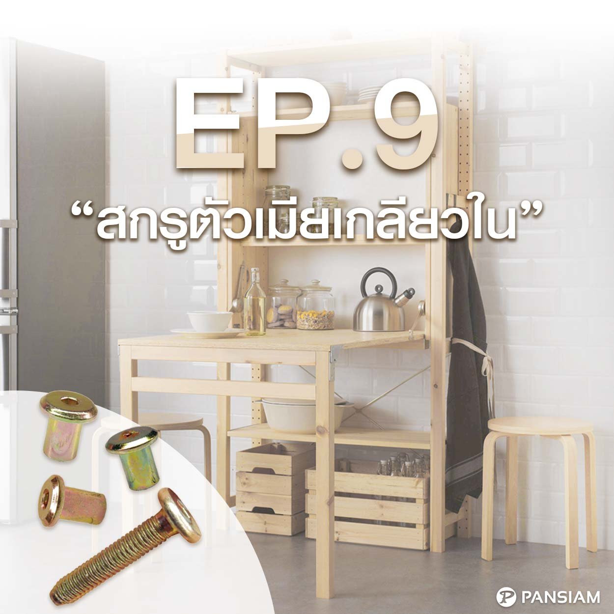 สกรูตัวเมียเกลียวในคืออะไร? สกรูตัวเมียเกลียวในคืออะไร?