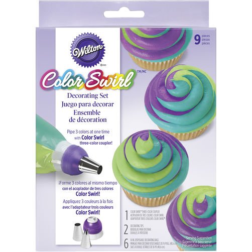 2104-7072 Wilton TRI COLOR DECORATING SET