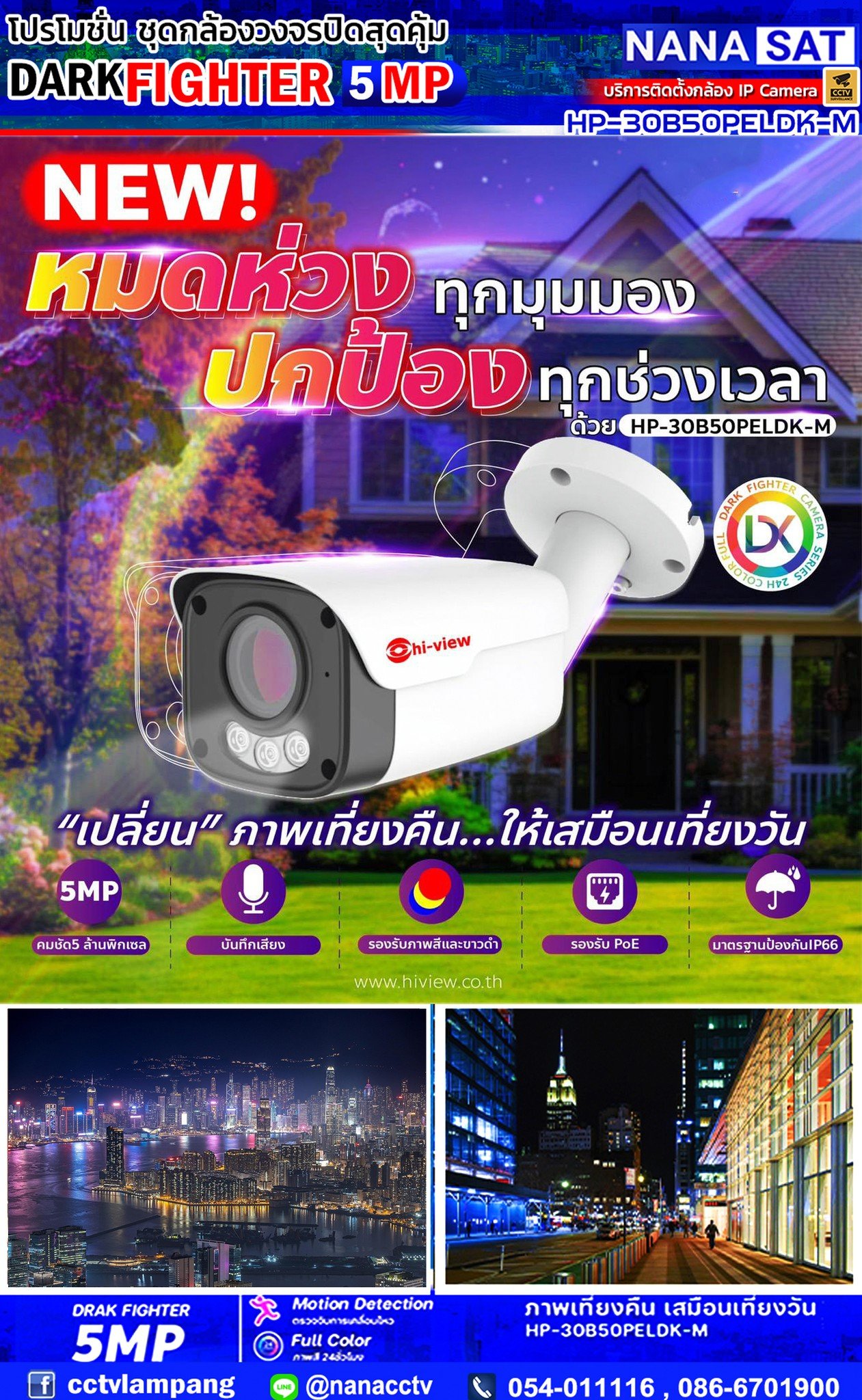 รีวิวติดตั้งกล้อชุดโปรโมชั่น ใหม่ DARK FIGHTER 5 MP รีวิวติดตั้งกล้อชุดโปรโมชั่น ใหม่ DARK FIGHTER 5 MP