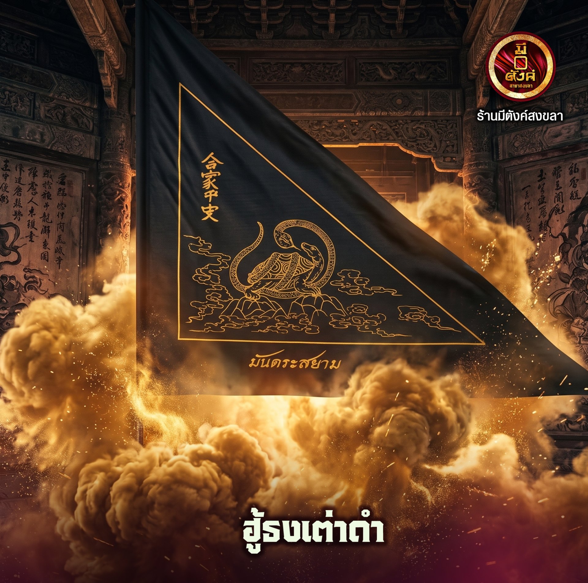 ฮู้ธงเต่าดำ