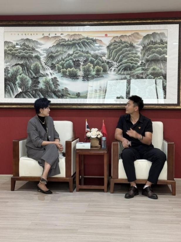 【雅迪高层来访，与集团董事长郭蕊女士会谈合作事宜】
