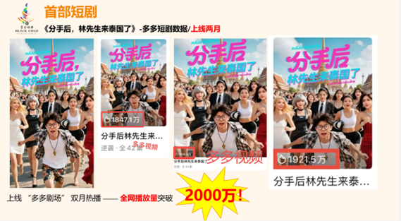 【集团第一部短剧《分手后，林先生来泰国了》正式亮相，市场反响亮眼】