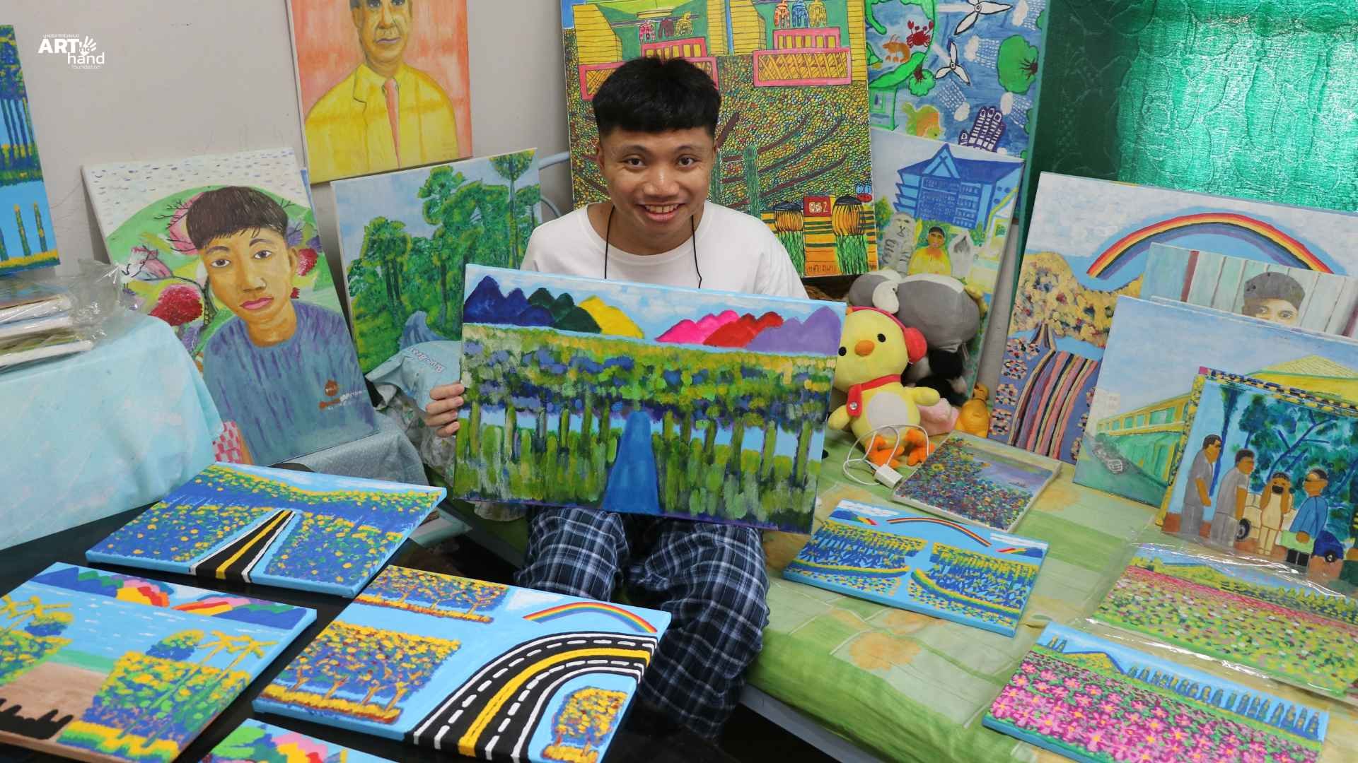  "น้องเพิร์ท ศุภกร"   เด็กพิเศษหัวใจศิลปินผู้มุ่งมั่น 