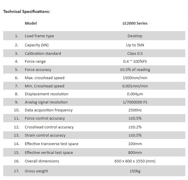High Performance Utm Instrument Universal Testing Machines (UTM) for Materials | Puditec
