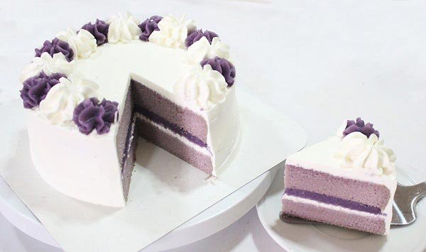 เค้กเผือก / เค้กสีม่วง  (Taro Cake) / (Purple Cake) เค้กเผือก / เค้กสีม่วง  (Taro Cake) / (Purple Cake)