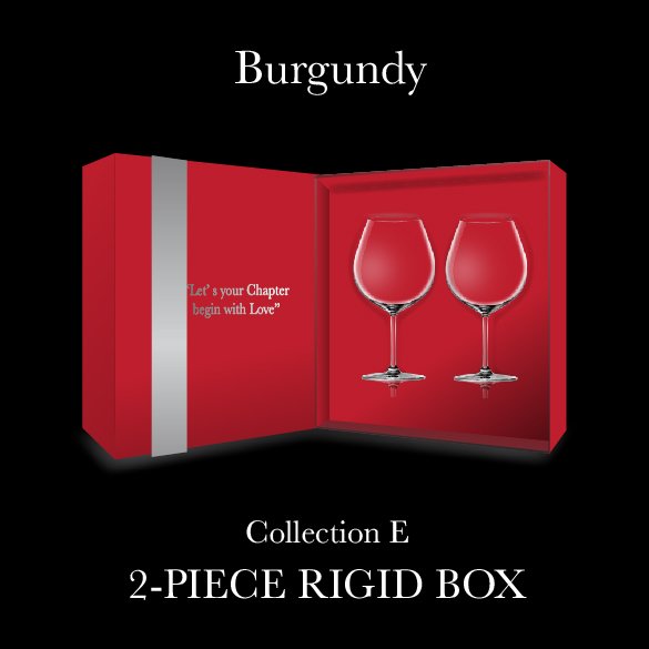 Burgundy x2 (Crystal Glass : Lucaris)