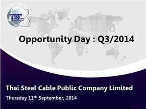  TSC Opportunity Day Q3/2014                 