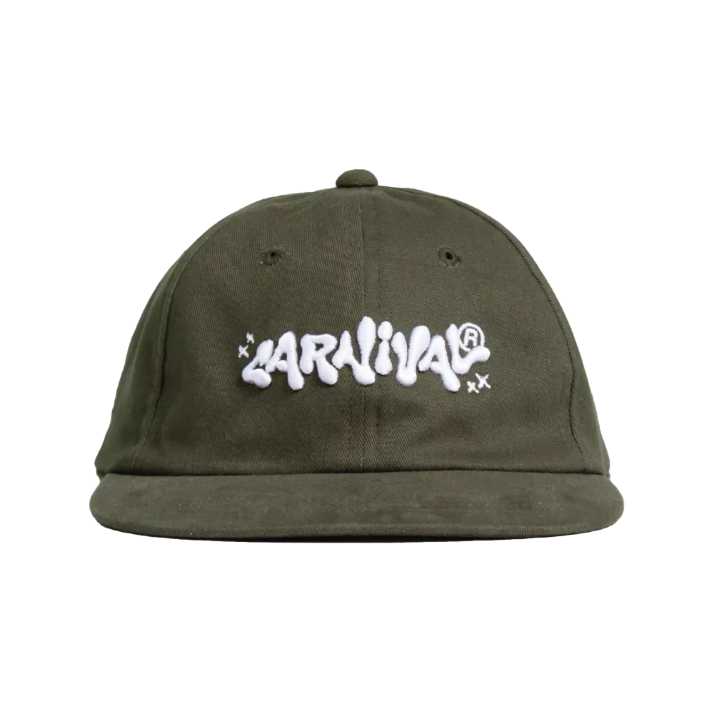 CARNIVAL® Spring/Summer 2023 “Vandalism” WAVY 6-PANEL CAP OLIVE