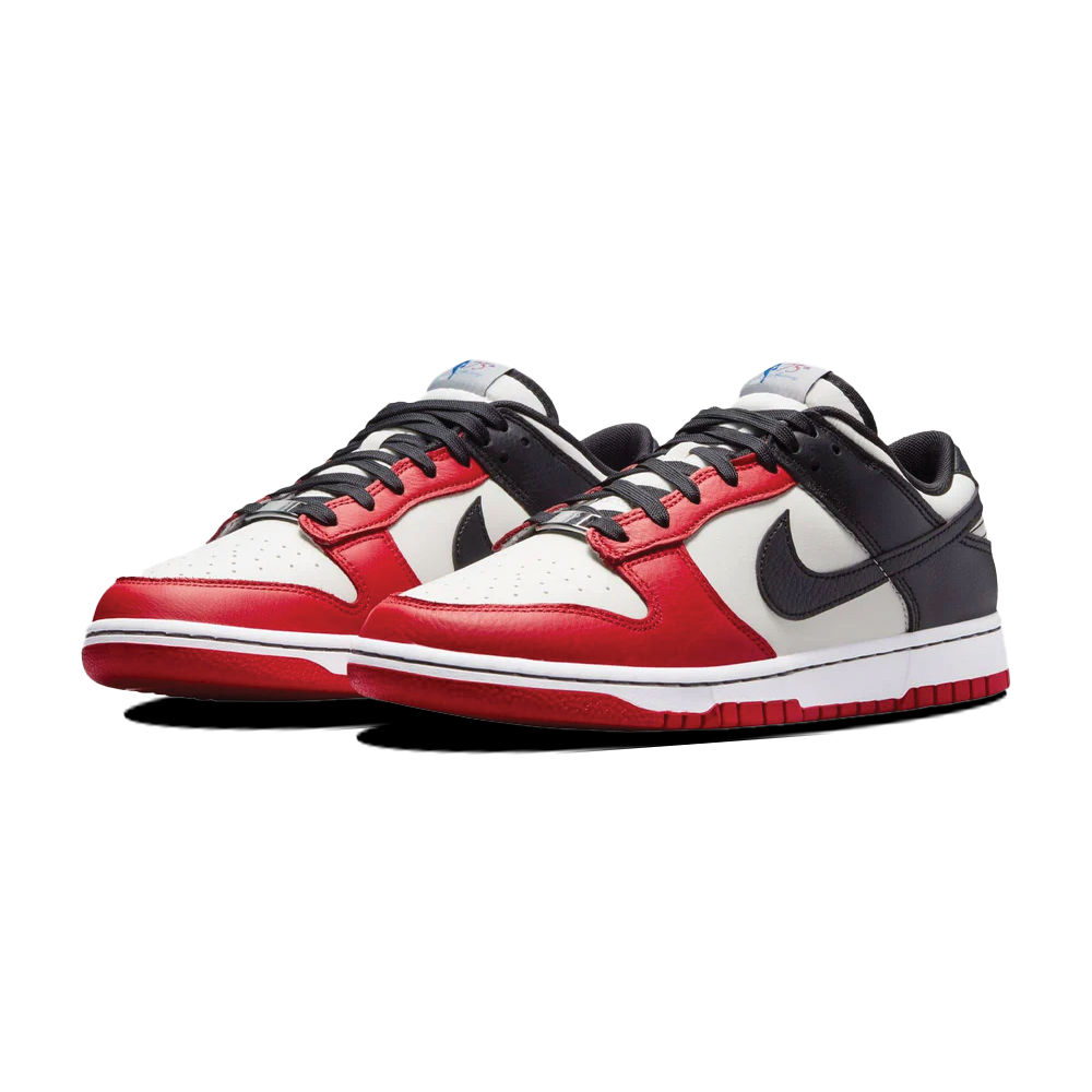 Nike Dunk Low EMB NBA 75th Anniversary Chicago - poswear-th