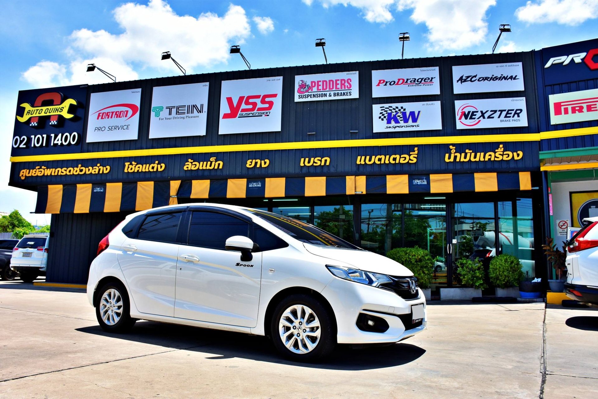 HONDA JAZZ GK - เปลี่ยนโช๊คอัพ PROFENDER DRIFT