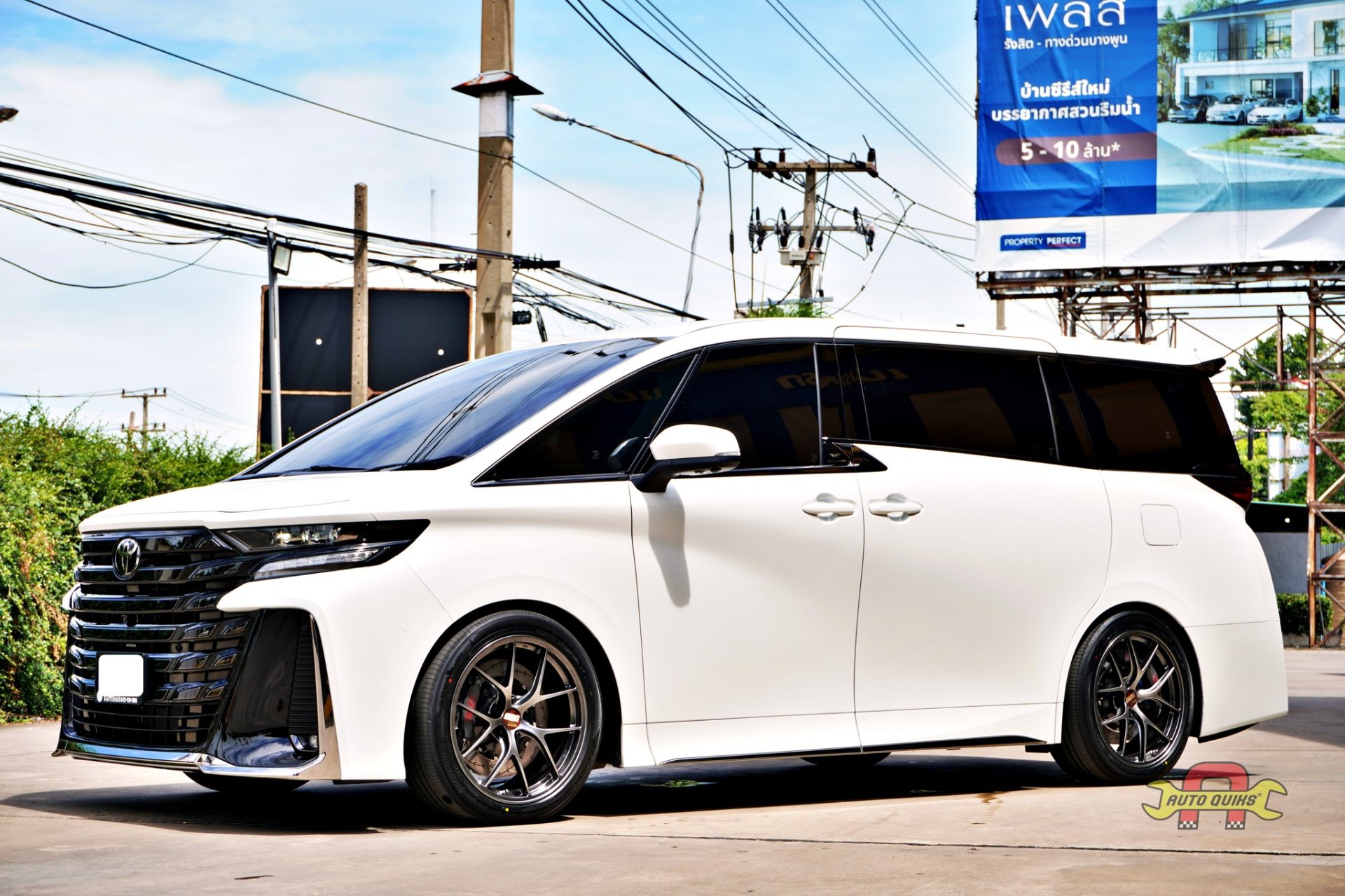 Toyota Alphard ล้อแม็ก BBS Forged ขนาด 20 นิ้ว ล้อแต่งรถหรู ล้อ VIP น้ำหนักเบา ใส่ Alphard พร้อมติดตั้ง Autoquiks รังสิต ปทุมธานี
