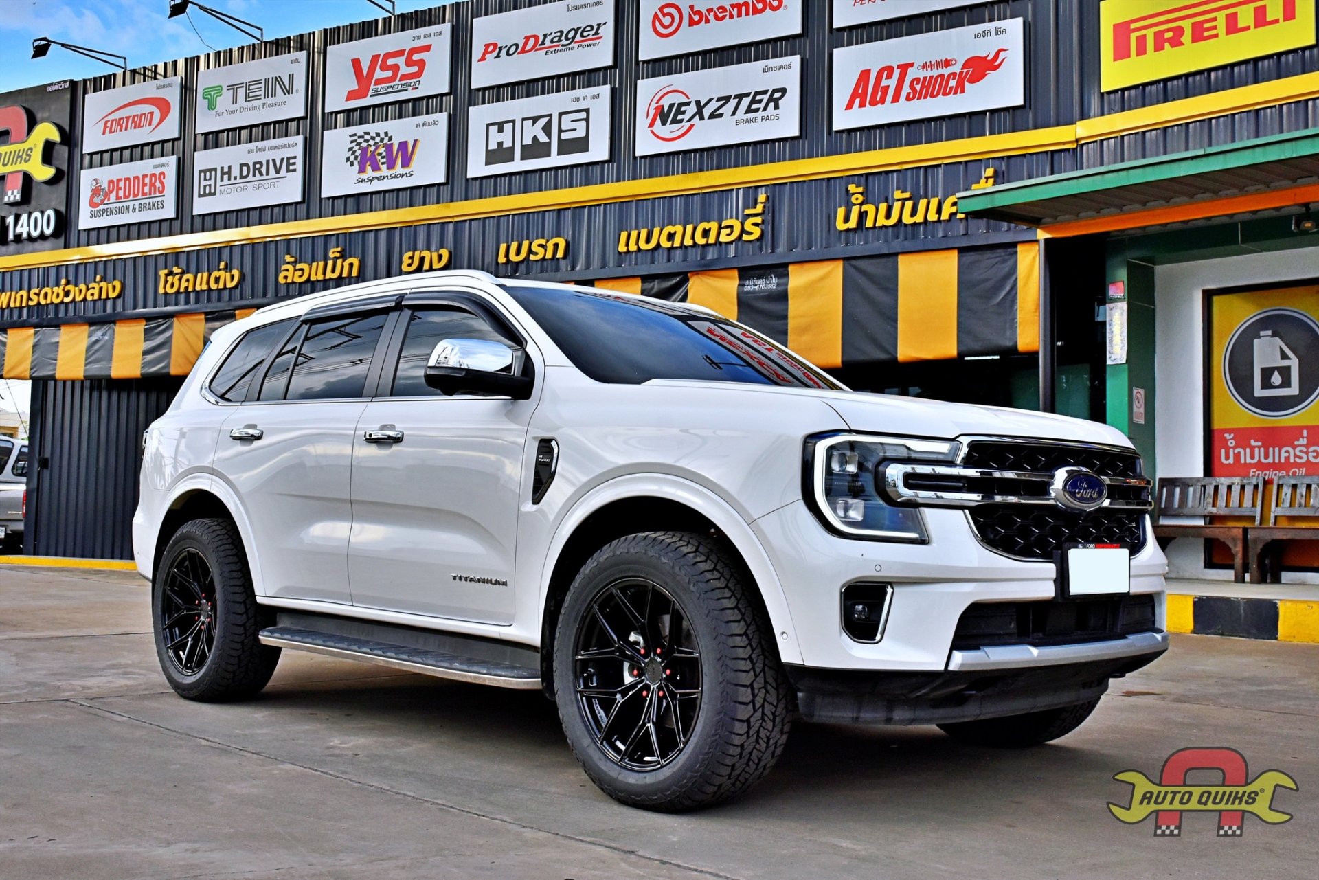 Ford Everest Next Gen ล้อ Lenso VT3 20x9 ET15 ยาง Hankook RF11 275/55R20 ช่วงล่าง Profender Subtank Piggyback ล้อแม็ก SUV ติดตั้ง Autoquiks รังสิต