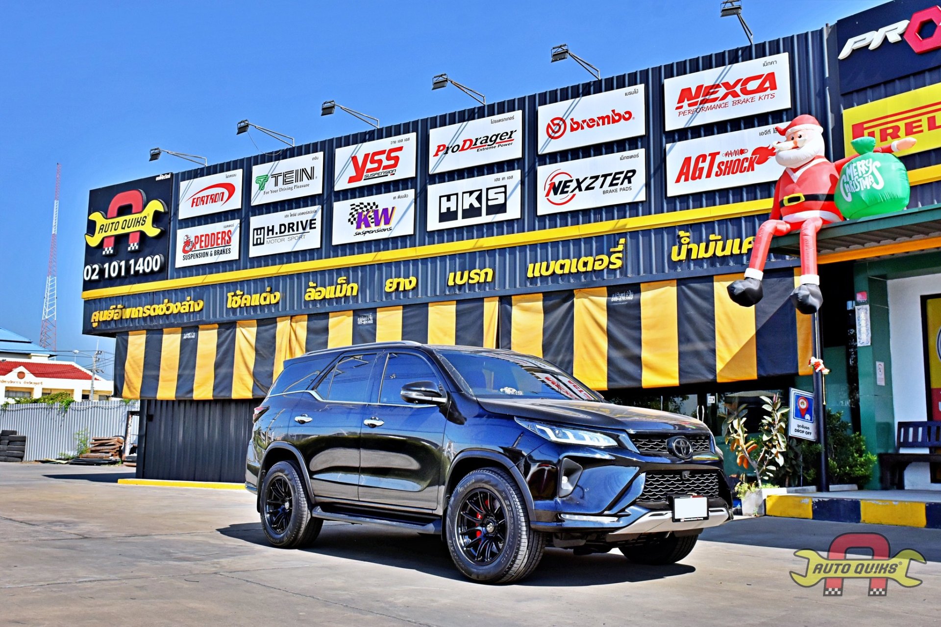 Toyota Fortuner ล้อ ENKEI 18 นิ้ว ยาง Pirelli Scorpion Verde พร้อมโช้ค Profender ติดตั้ง Autoquiks ปทุมธานี, Fortuner ล้อ ENKEI 18x9 ET0 สีคัสตอม ยาง Pirelli All Season ช่วงล่าง Profender Tune Series Autoquiks รังสิต, Toyota New Fortuner แต่งล้อ ENKEI ยาง