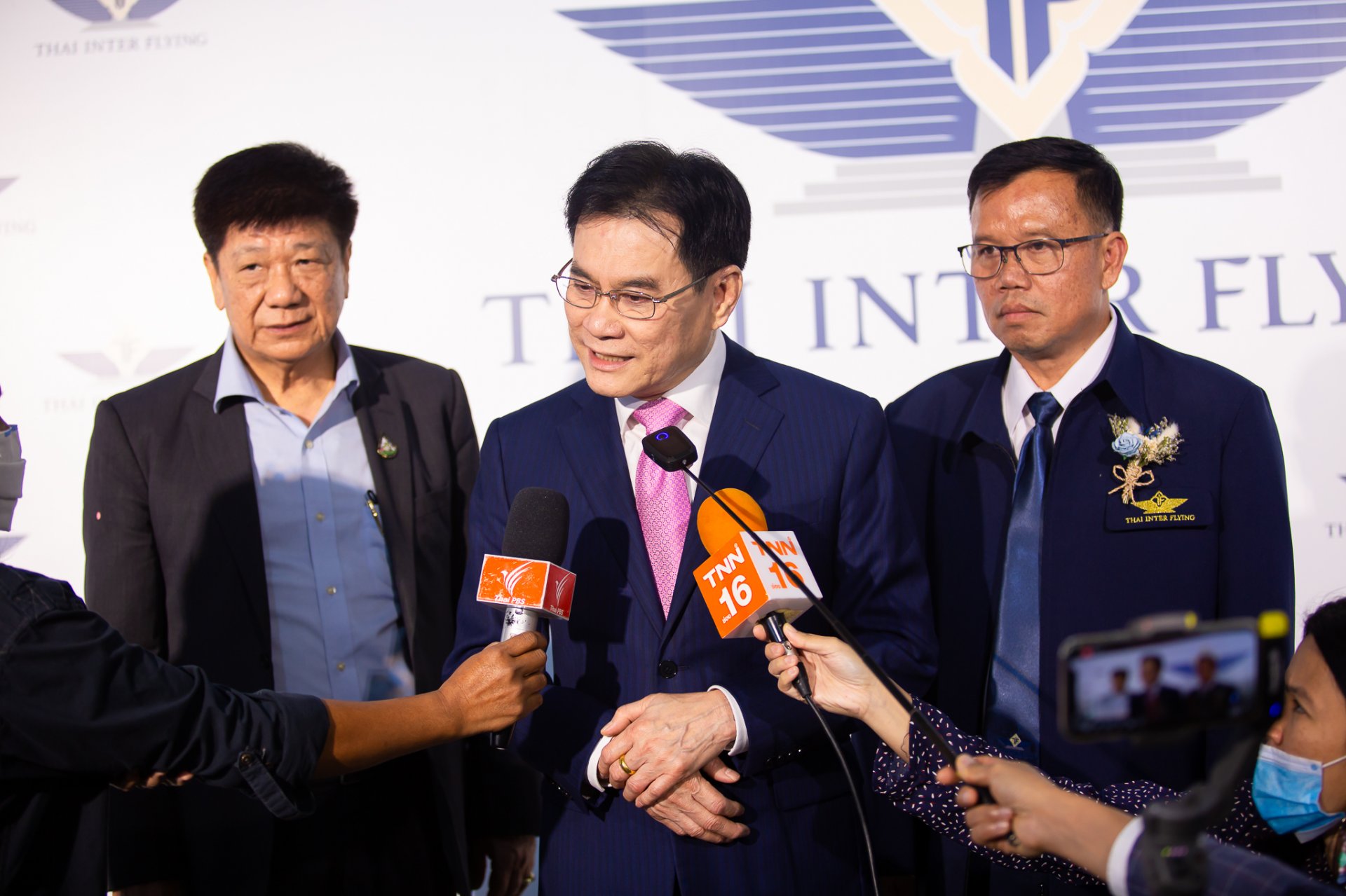 Thai Inter flying school opening by Deputy Prime Minister