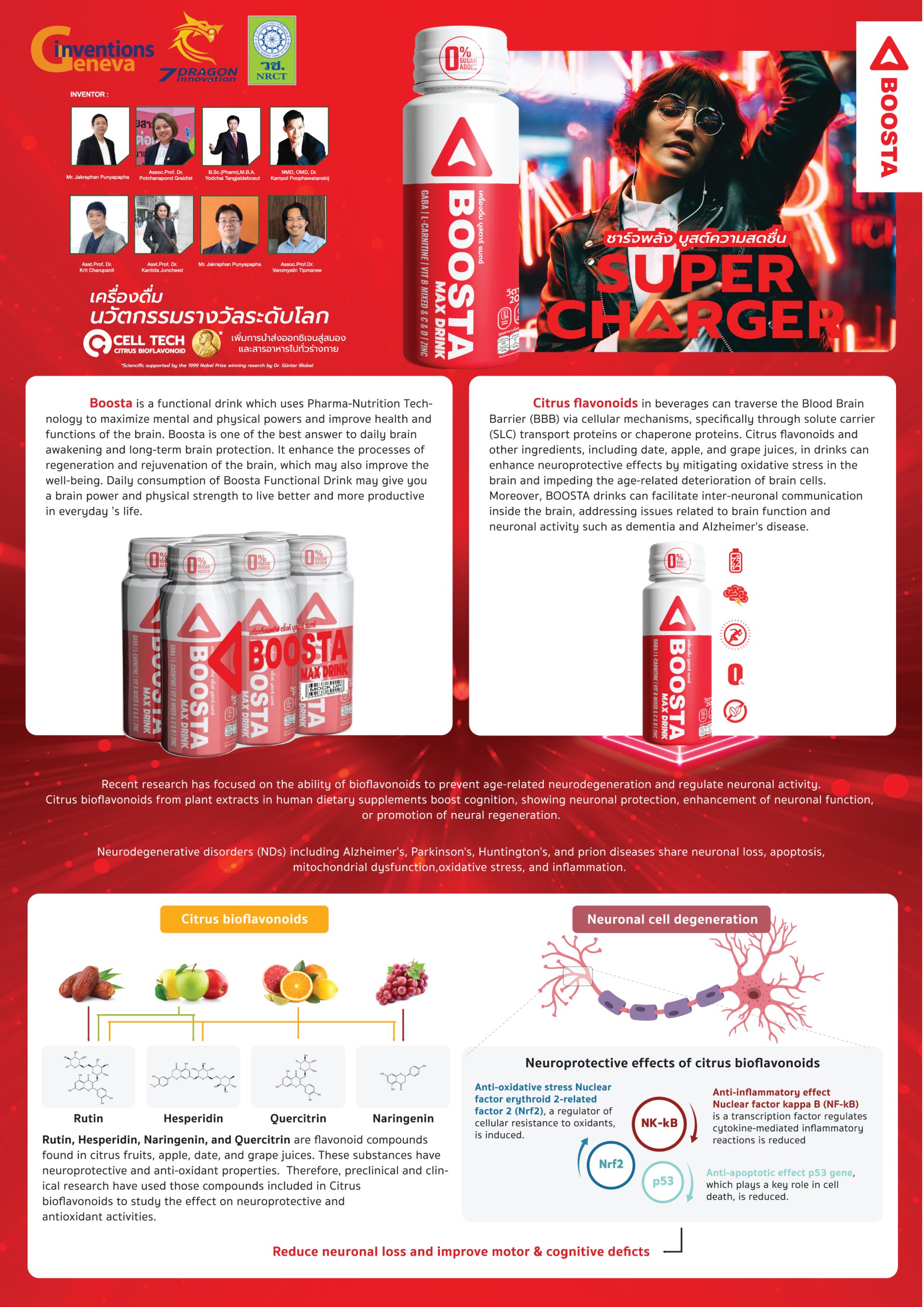 Boosta is a functional drink Boosta is a functional drink