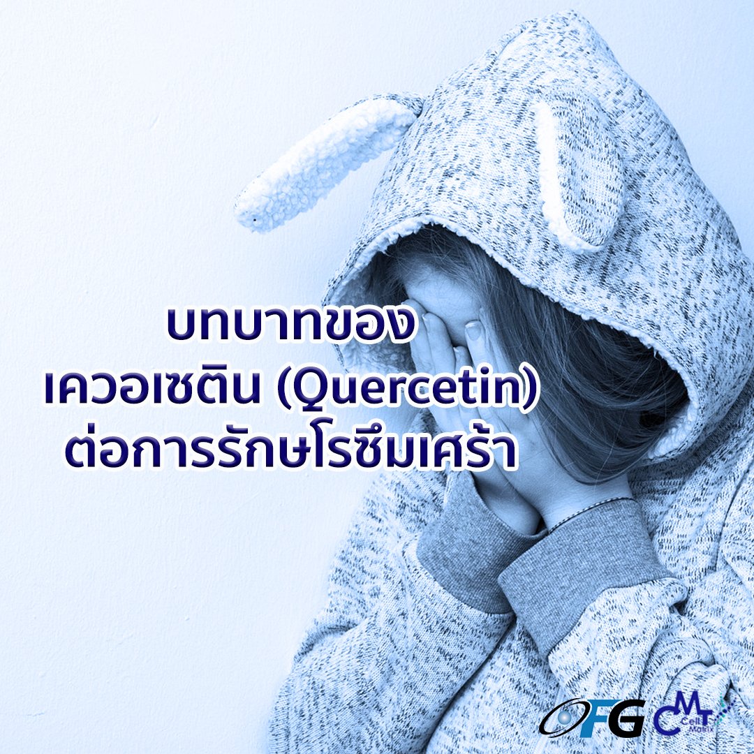 บทบาทของ เควอเซติน (Quercetin) ต่อการรักษโรซึมเศร้า