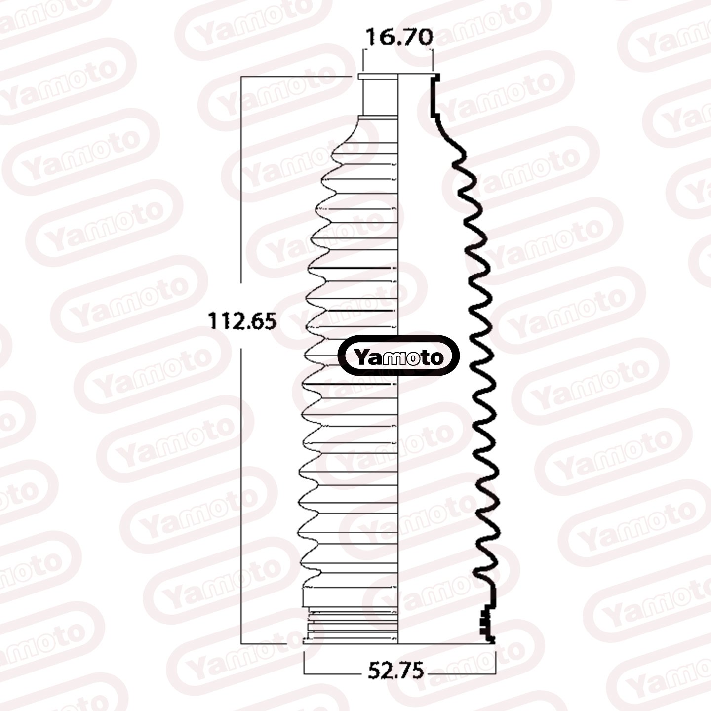 STEERING GEAR BOOT NV350 Caravan URVAN NV300 12- - yamotorubber