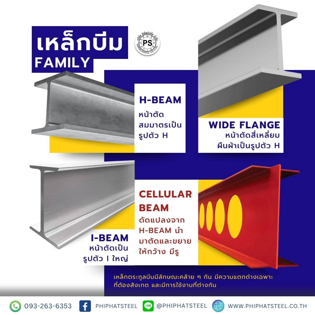 เหล็กบีม Family