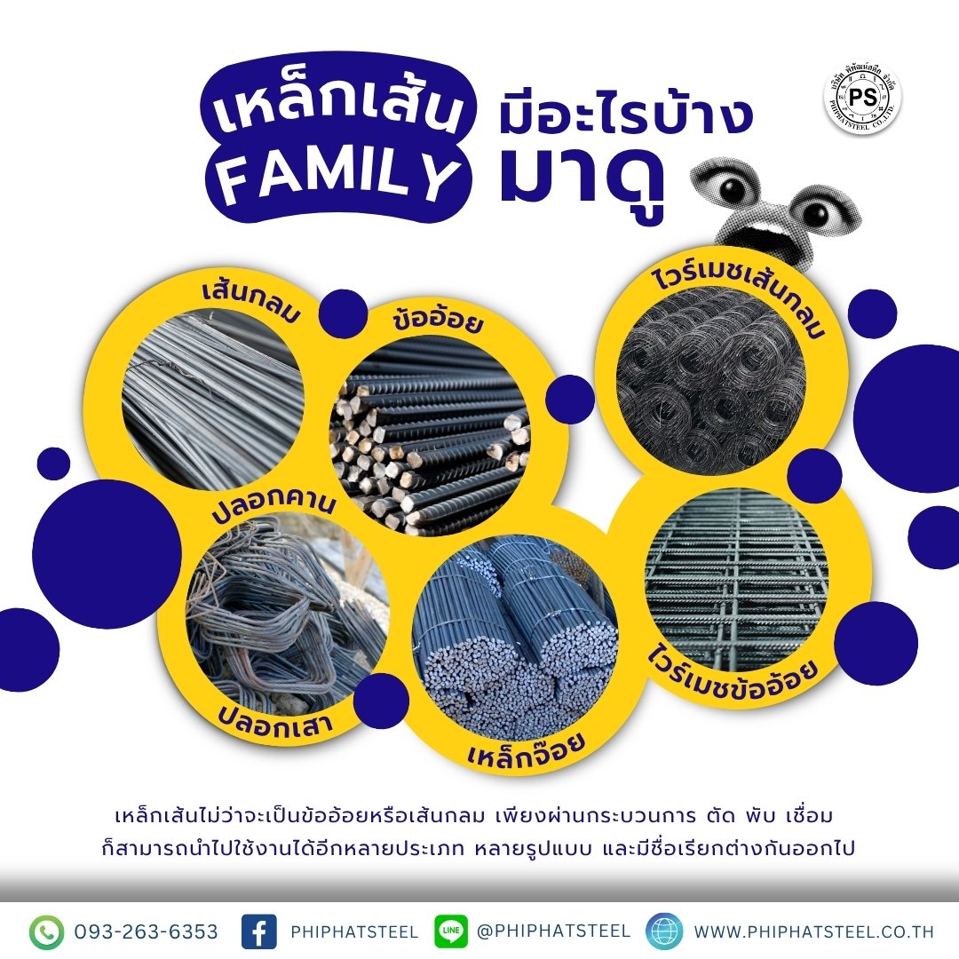 เหล็กเส้นFamilyมีอะไรมาดู