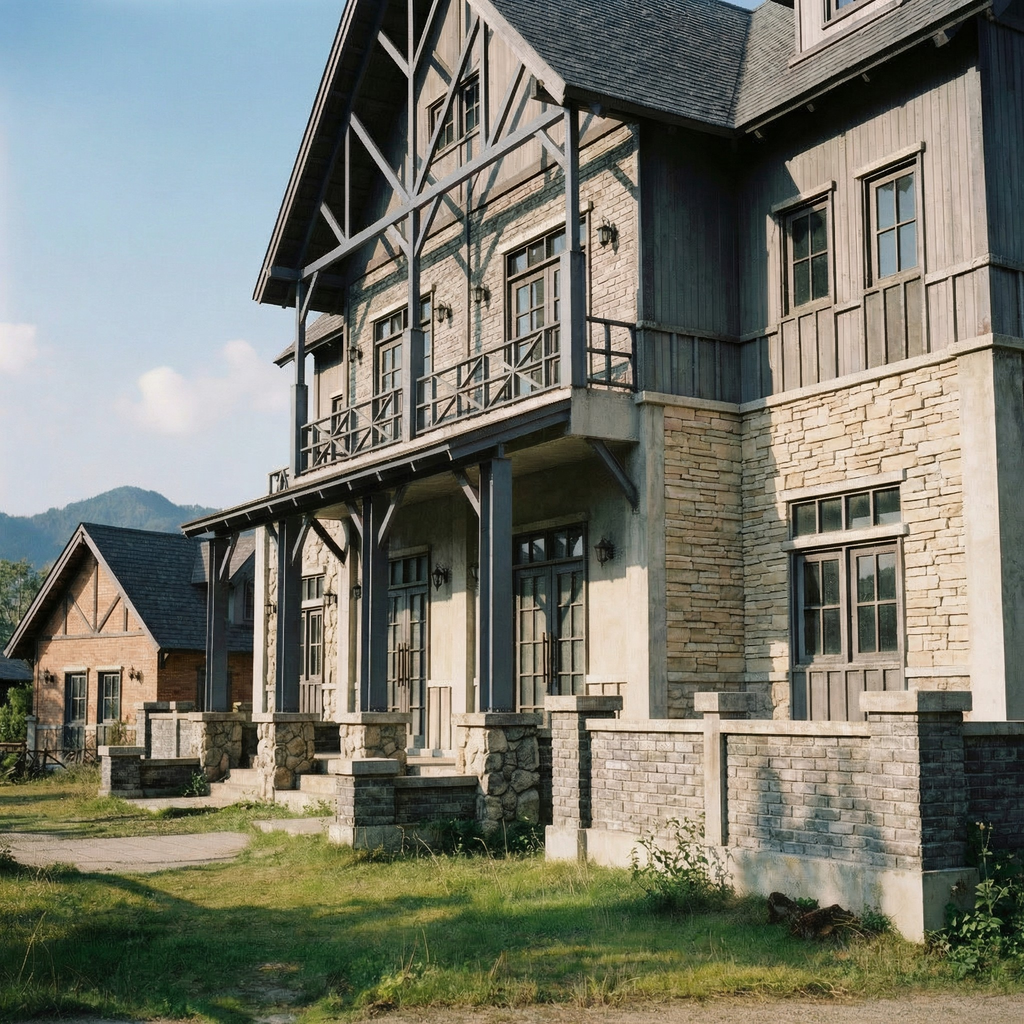 โครงการออกแบบบ้านสไตล์ American Farmhouse