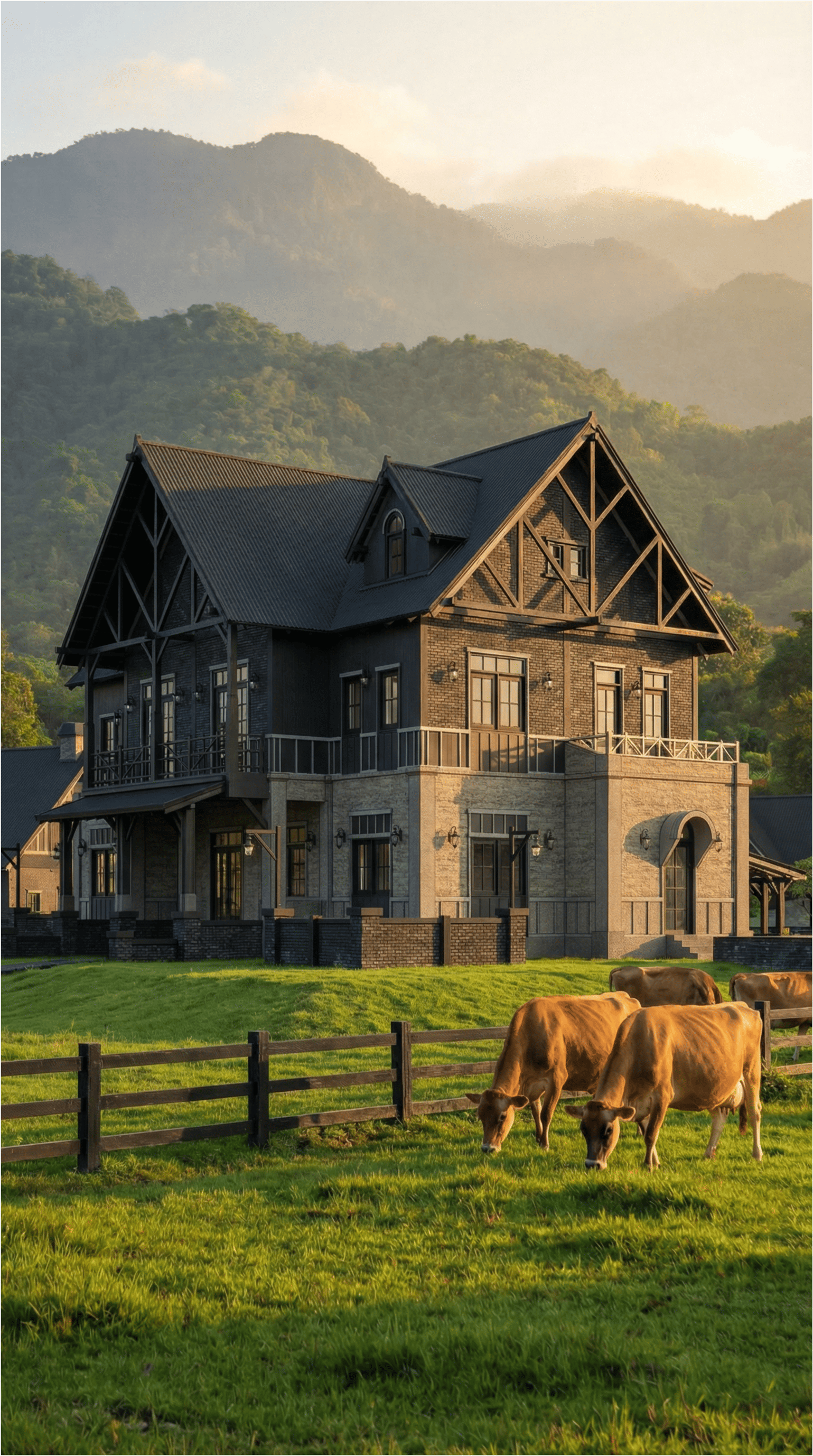 โครงการออกแบบบ้านสไตล์ American Farmhouse