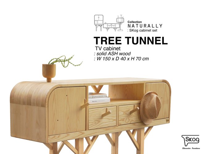 TREE TUNNEL tv cabinet