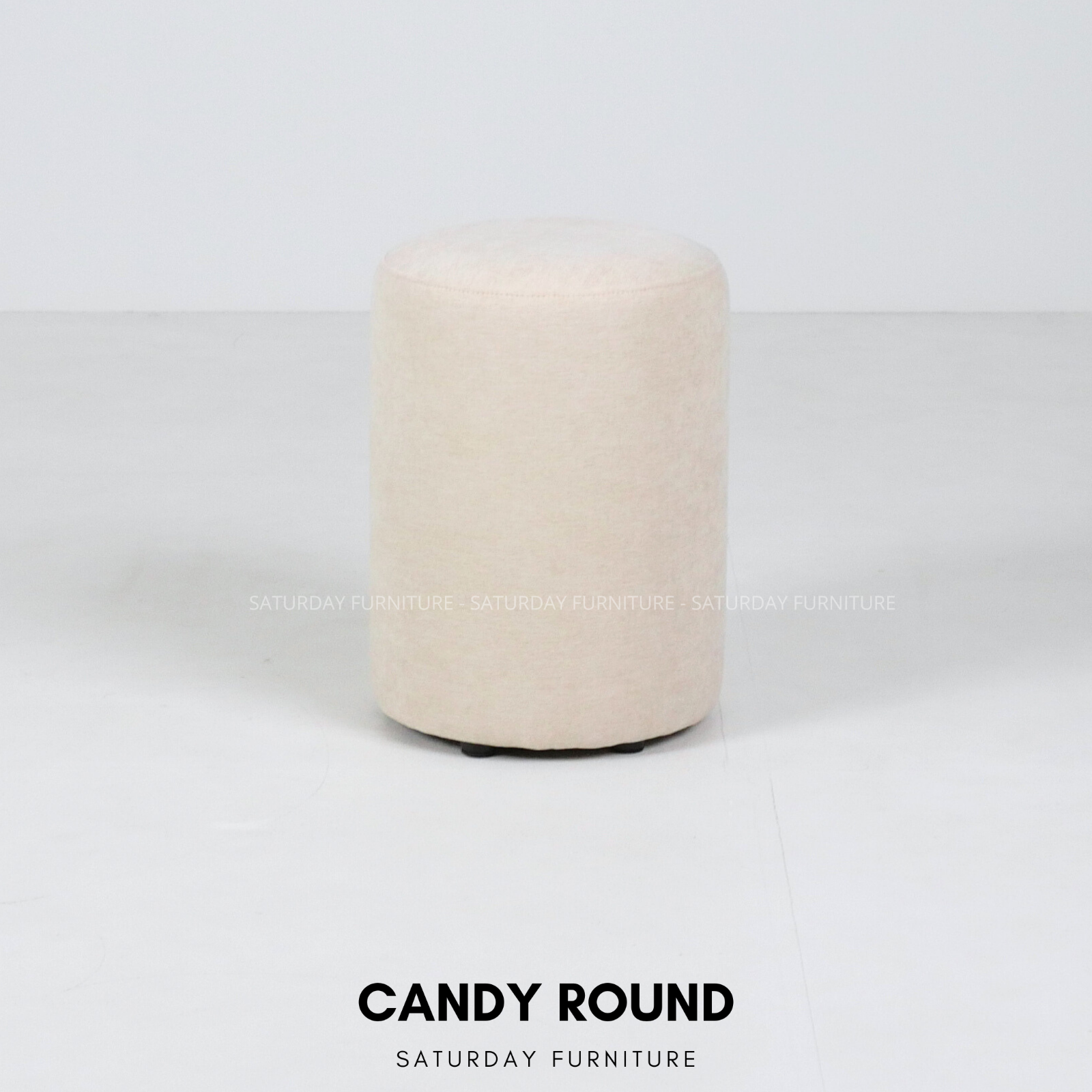 Candy Round Rug Candy round สตูลเบาะผ้า