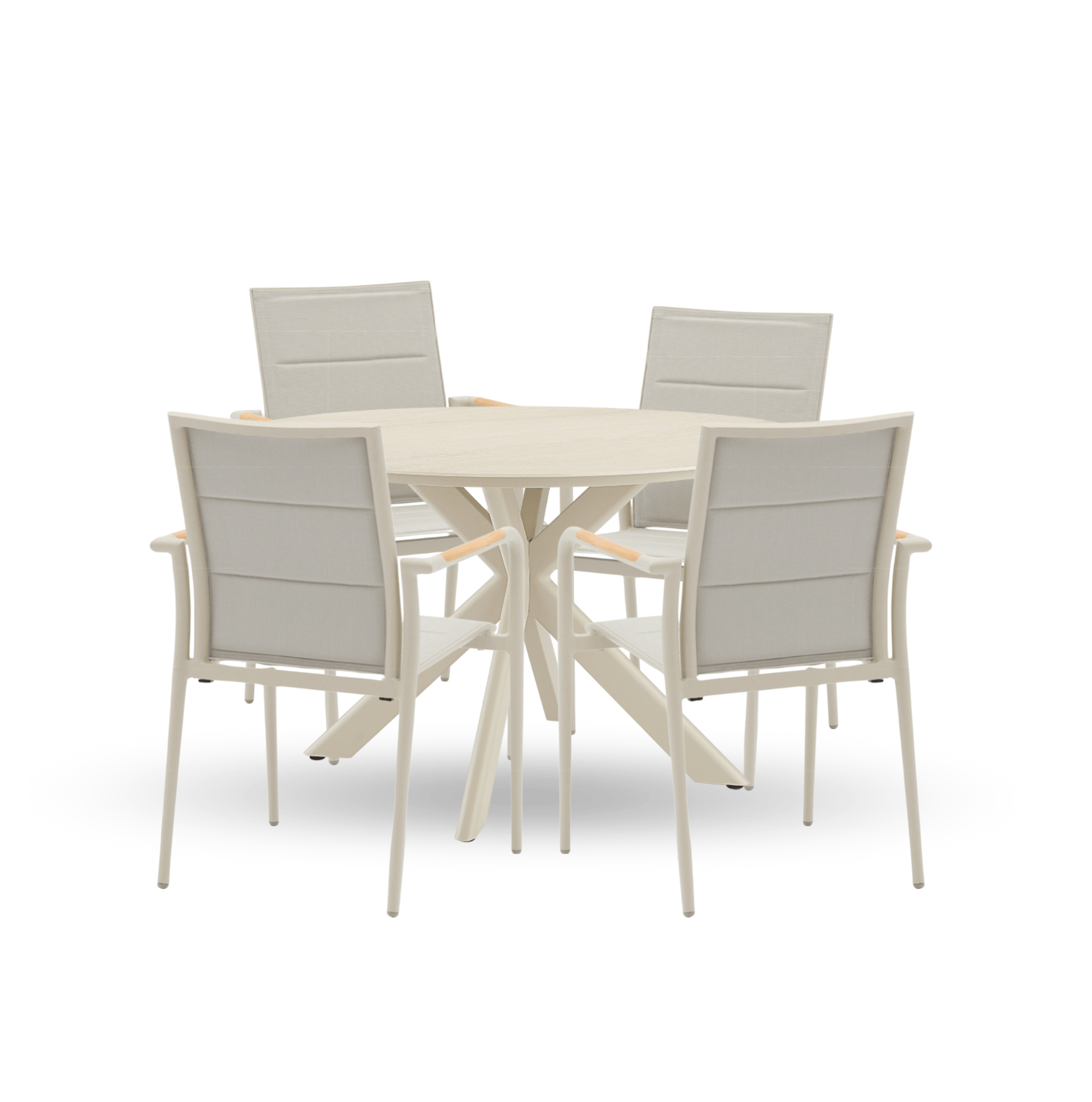 XX DINING TABLE Ø120 WITH JAZZ CHAIRS - M S Natural Design