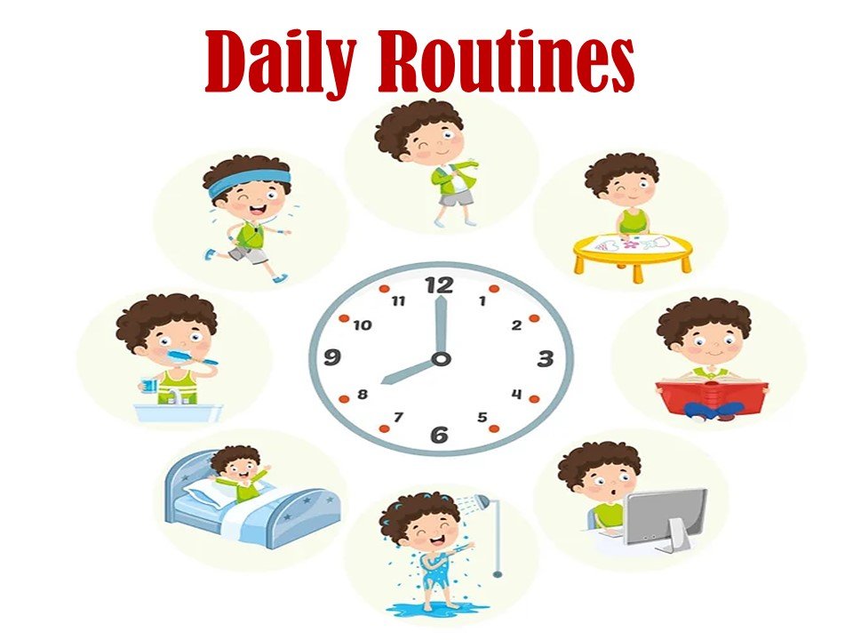 คำศัพท์ภาษาอังกฤษในกิจวัตรประจำวัน Daily Routines 