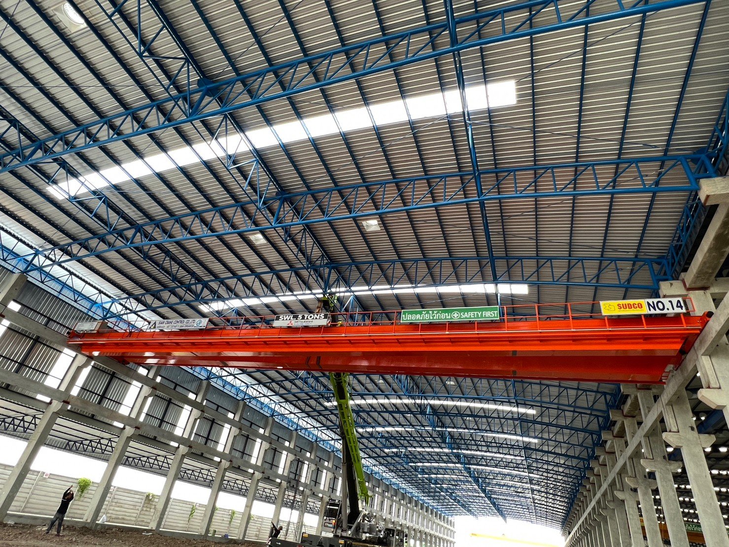 Overhead Crane Double Boxgirder Capacity 5 Tons