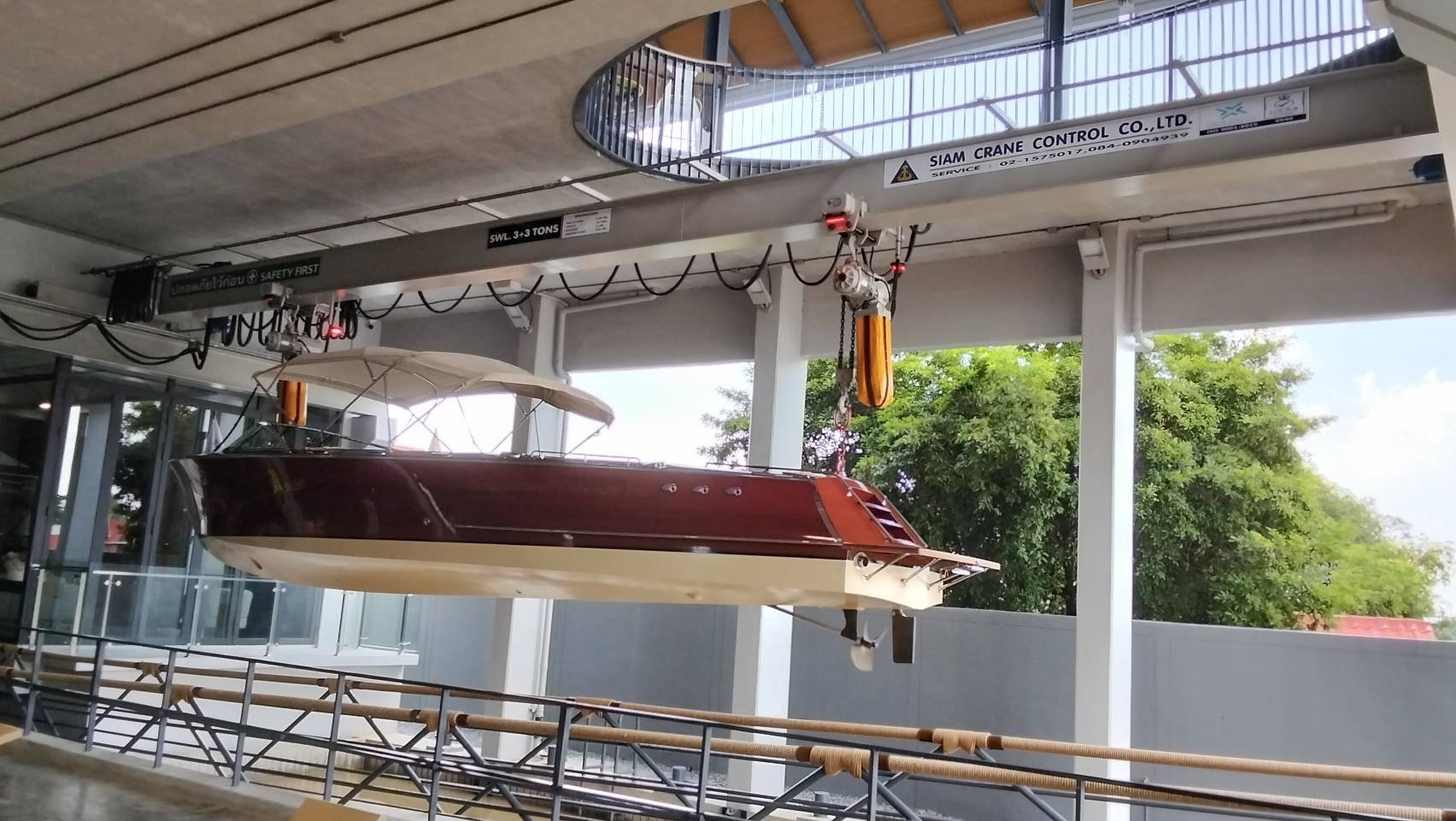 ติดตั้ง Overhead Crane 3+3 Tons + Monorail Crane 3+3 Tons