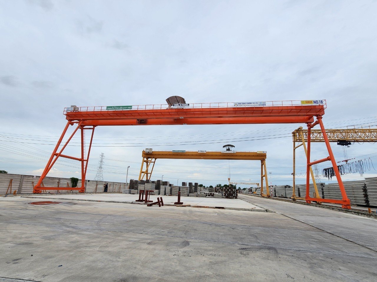 ติดตั้ง Gantry Crane Capacity 5 Tons