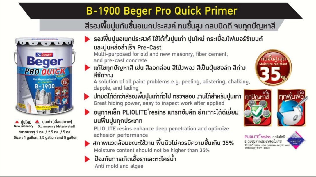 Beger Pro Quick Primer B-1900