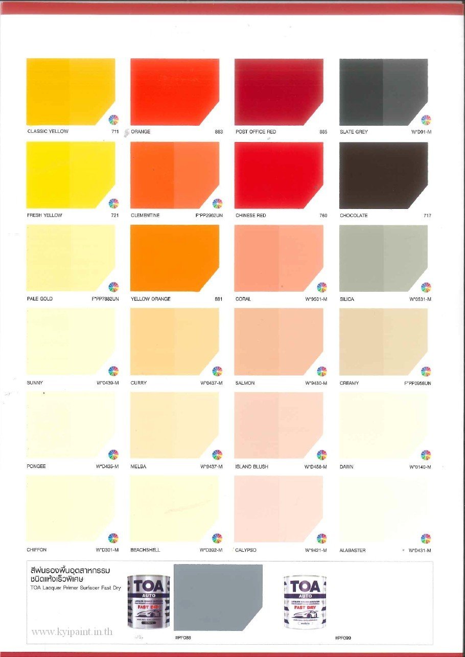 ทีโอเอ สีพ่นอุตสาหกรรม - kyipaint