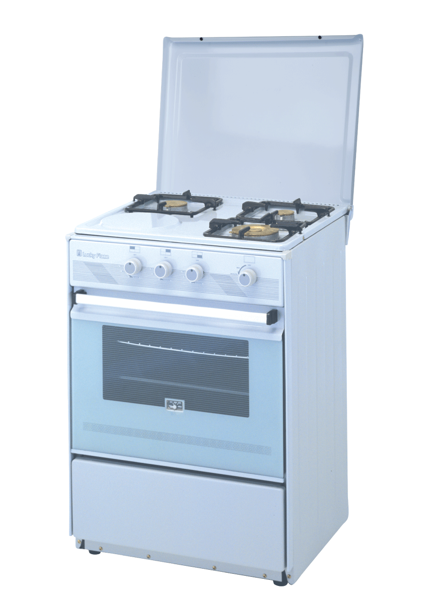 Gas burner discount and electric oven