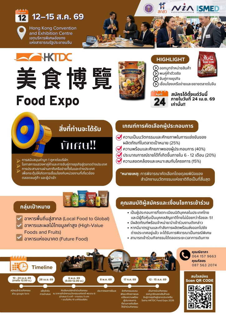 Business Matching and Investment Link เปิดรับสมัครแล้ว