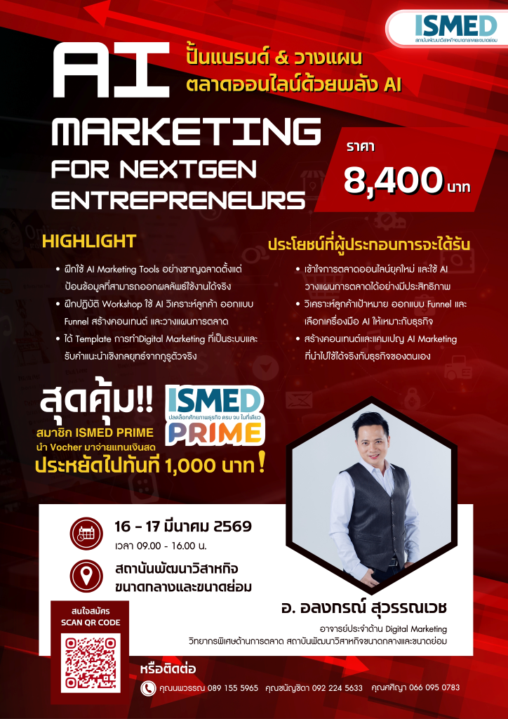 ปั้นแบรนด์ให้ปัง วางแผนตลาดให้เป๊ะ ด้วยพลัง AI