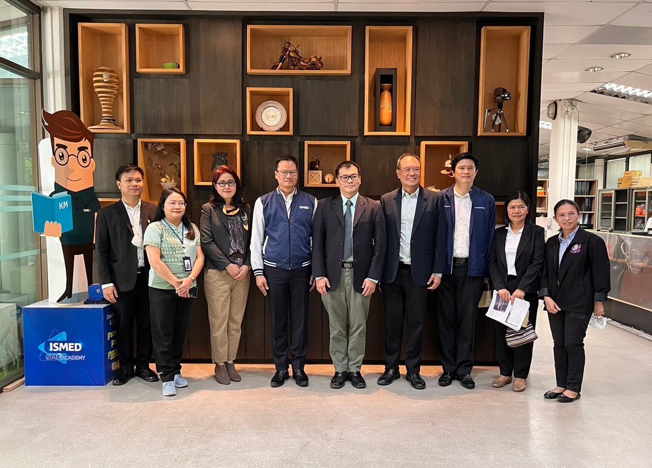 ISMED ต้อนรับคณะผู้ตรวจการกระทรวงอุตสาหกรรมพร้อมแนะนำเพื่อต่อ ยอดผลงาน