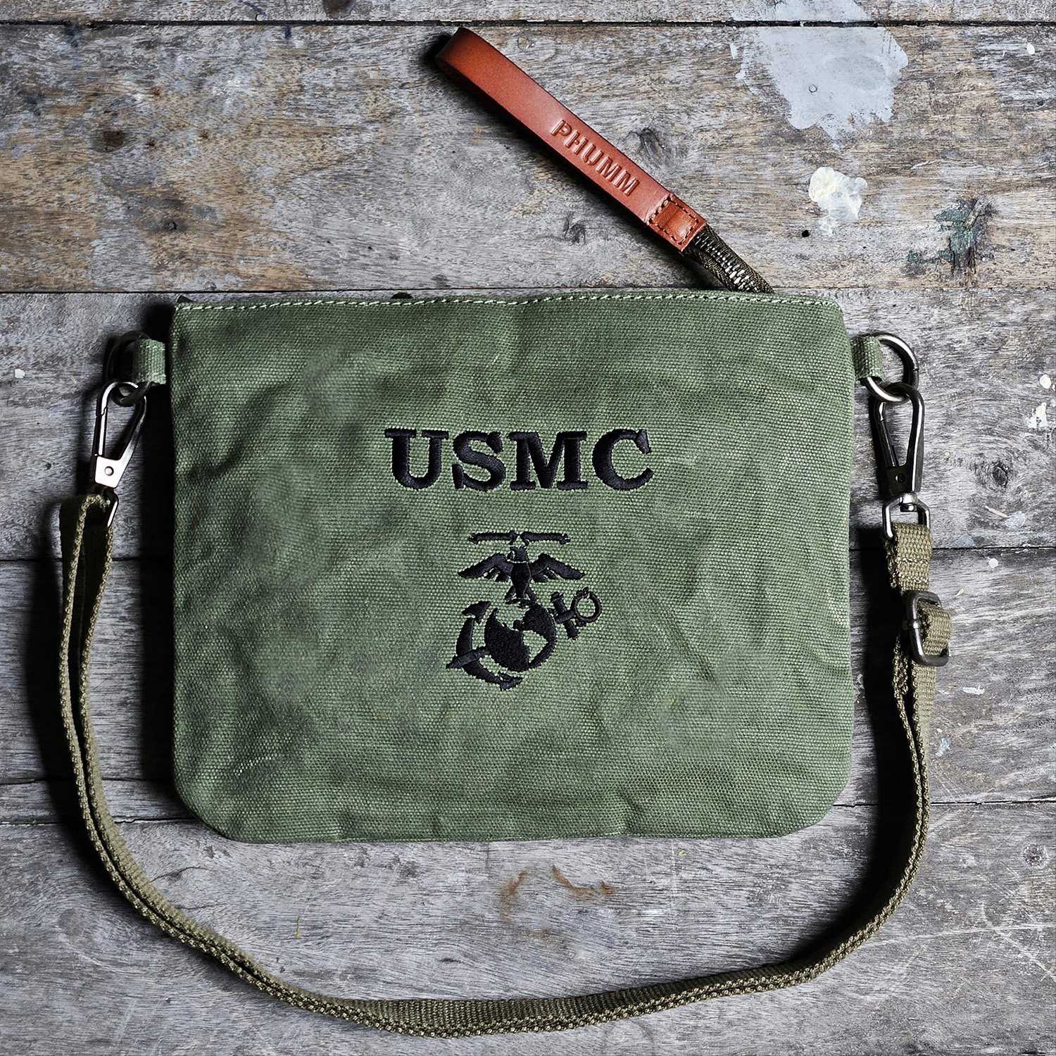 A5 KIT BAG (green)USMC logo