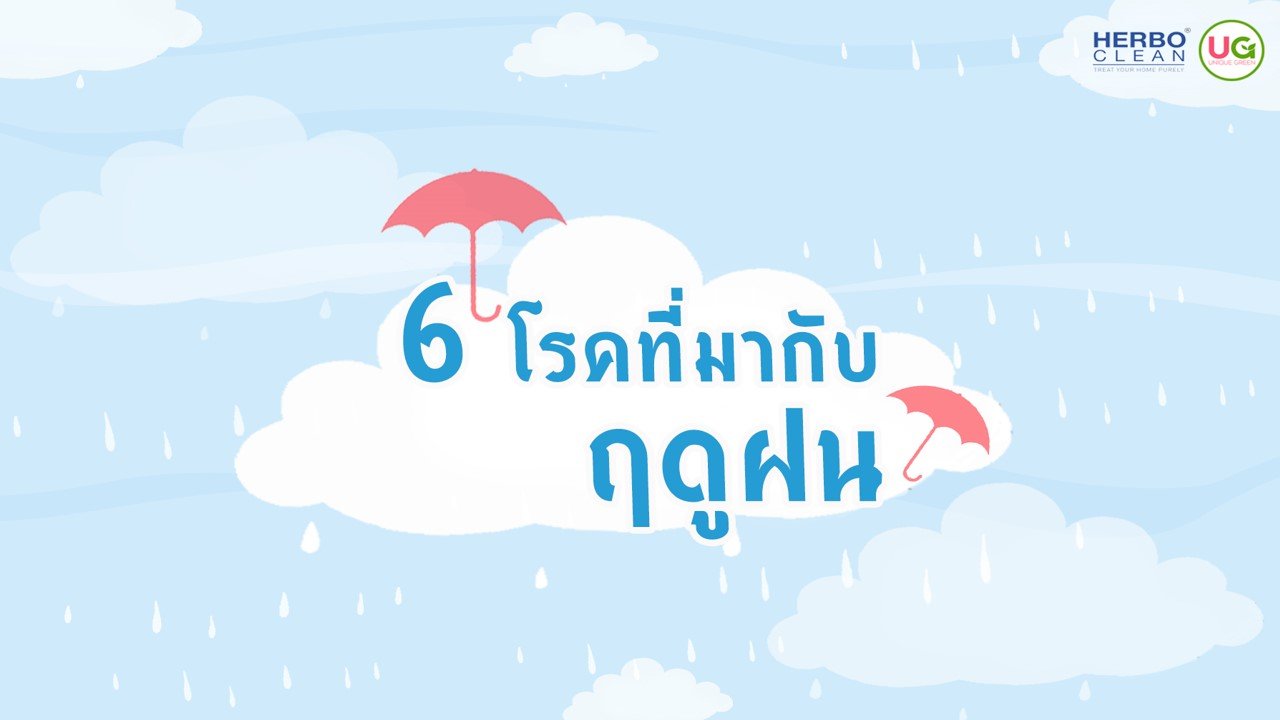 6 โรคที่มากับฤดูฝน รู้ไว้ก่อนเพื่อป้องกัน