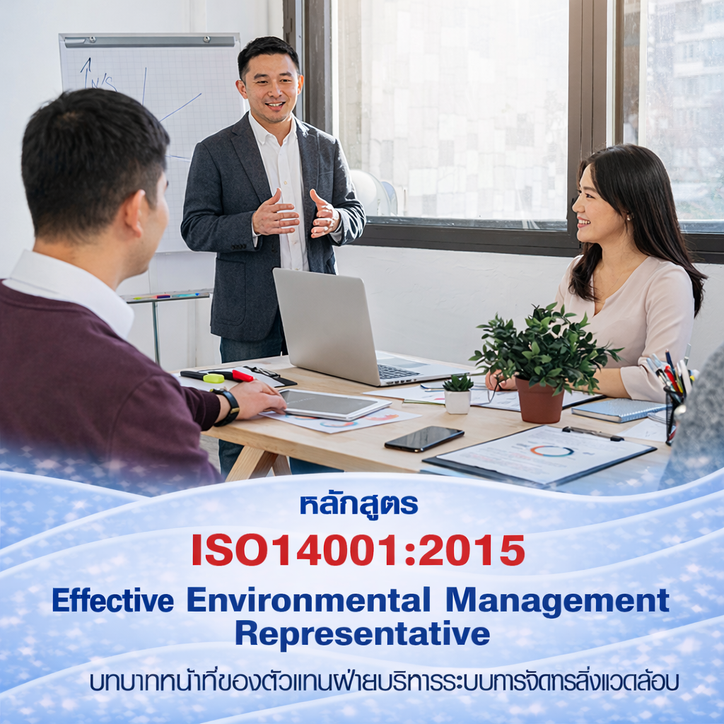 ISO14001:2015  บทบาทหน้าที่ของตัวแทนฝ่ายบริหาร Representative EMR
